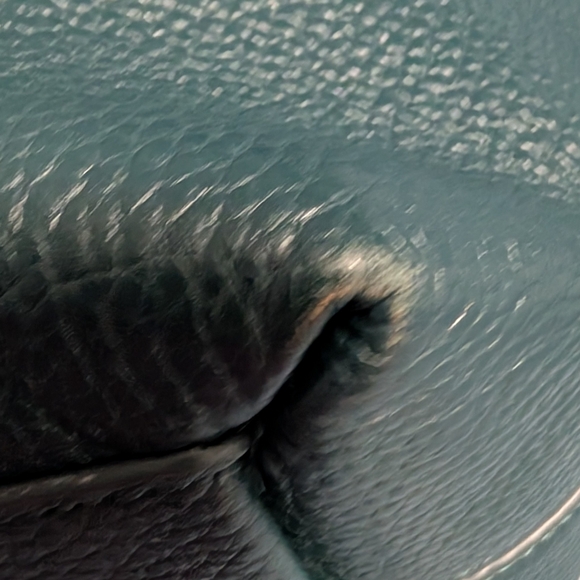 Kate Spade New York Zippy Shoulder Bag Pebbled Leather Purse Peacock (EUC) - Picture 6 of 15